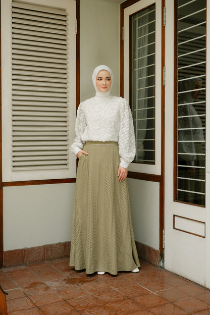 Shafira | Amoura Skirt Rok Wanita | Bawahan Muslim