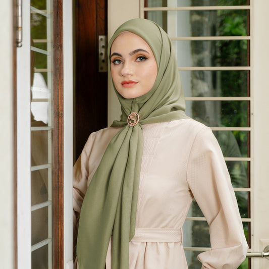 Shafira - Safiyya Plain Scarf | Hijab | Jilbab Segiempat polos