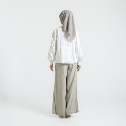 Darla Blouse Broken White | Tunik Blouse Atasan Wanita