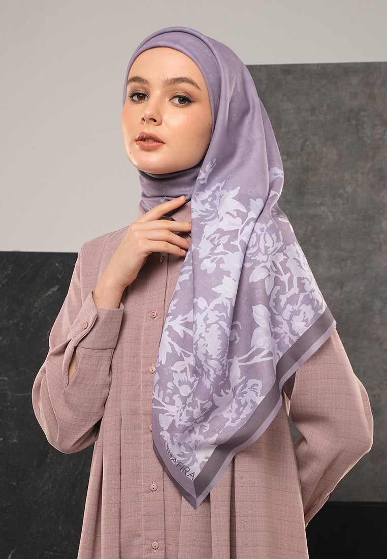 Shafira | Catalina Scarf Printed | Hijab Kerudung Segi Empat Motif