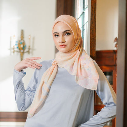 Shafira Gwenn Printed Scarf | Hijab Kerudung Segi Empat Motif