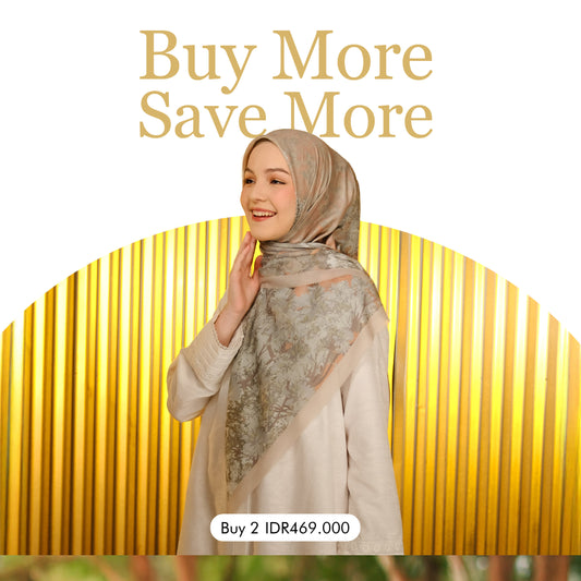 Argan Tree Printed Scarf | Hijab Segi Empat Motif