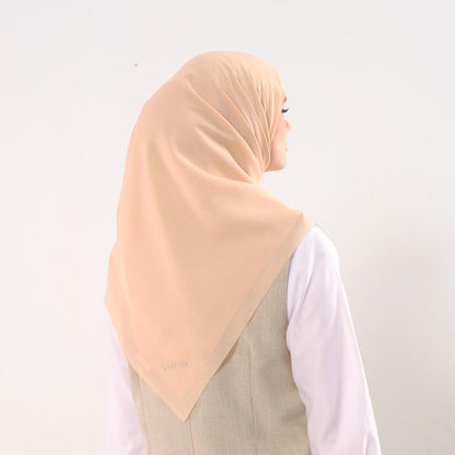 Shafira Marcella Plain Scarf | Hijab | Kerudung | Jilbab Segiempat