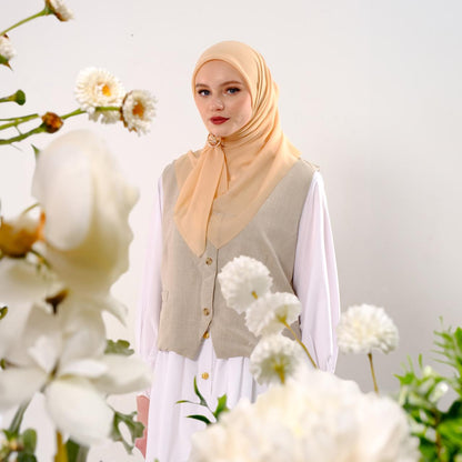 Shafira Marcella Plain Scarf | Hijab | Kerudung | Jilbab Segiempat