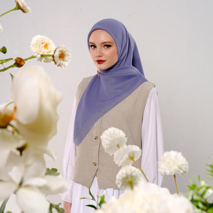 Shafira Marcella Plain Scarf | Hijab | Kerudung | Jilbab Segiempat