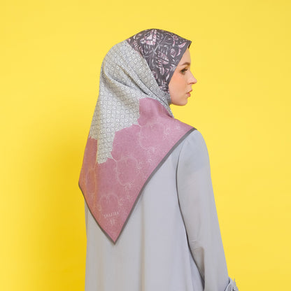 Rachida Printed Scarf | Hijab Segi Empat Motif