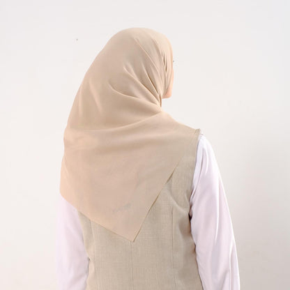 Shafira Marcella Plain Scarf | Hijab | Kerudung | Jilbab Segiempat