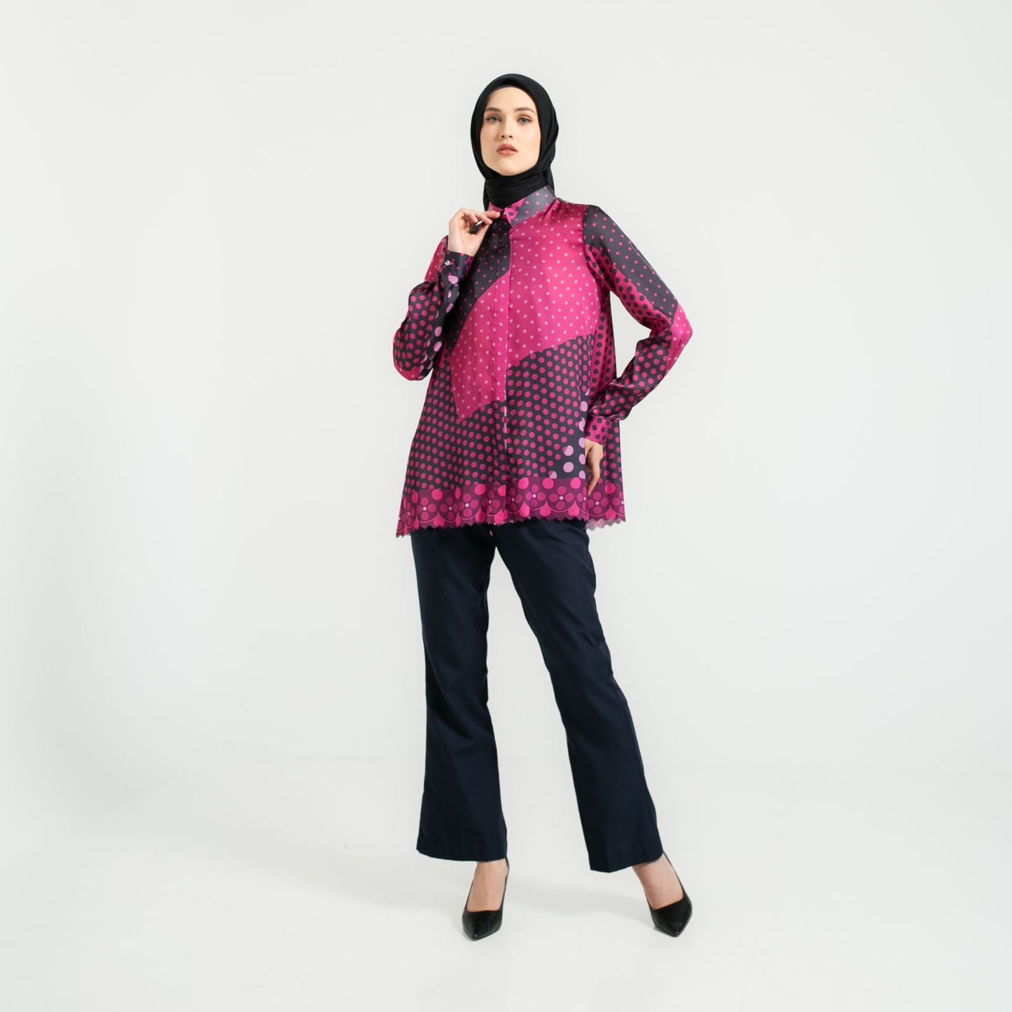 Enola Gracelyn Blouse | Tunik Blouse Atasan Wanita | PRE-ORDER