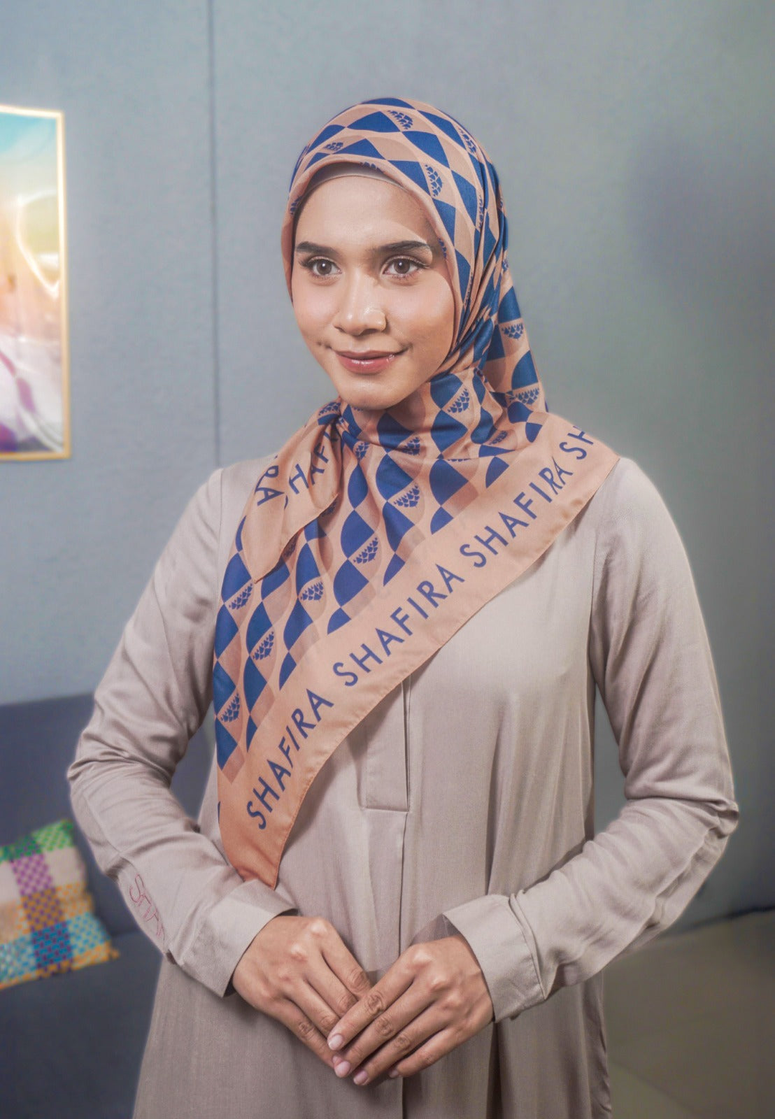 Al-Jabbar Scarf Printed Scarf | Hijab | Jilbab Segiempat