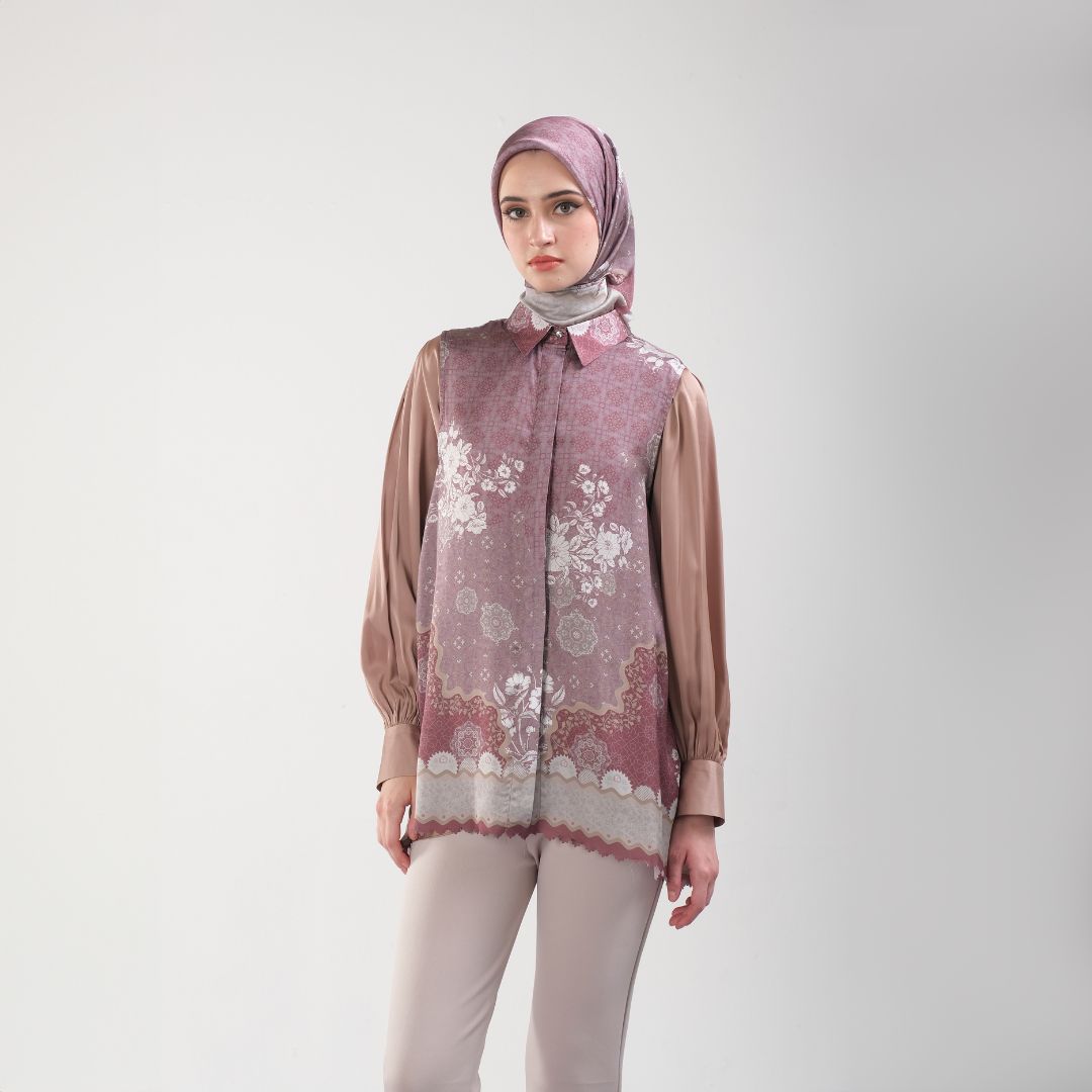 Emira Arabella Blouse Sleeveless | Vest Tunik Blouse Atasan Wanita | PRE-ORDER