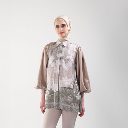 Emira Azura Blouse Sleeveless | Vest Tunik Atasan Wanita  | PRE-ORDER