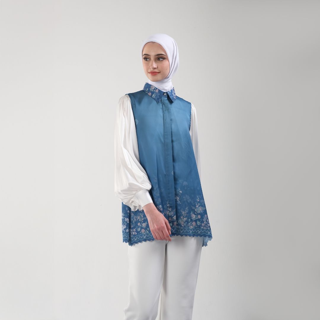 Emira Emberly Blouse Sleeveless | Vest Tunik Atasan Wanita | PRE-ORDER