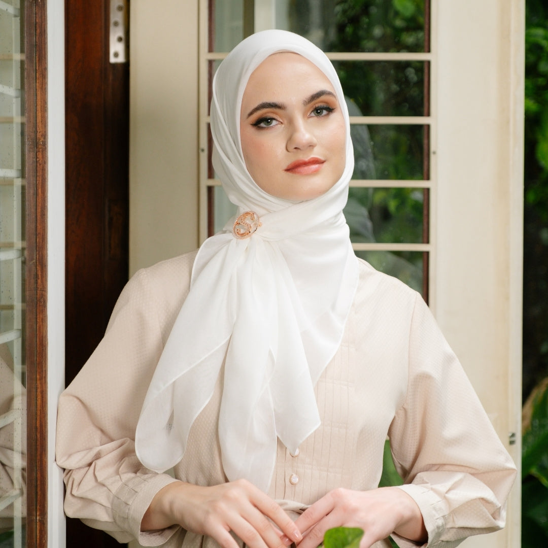 Shafira - Safiyya Plain Scarf | Hijab | Jilbab Segiempat polos