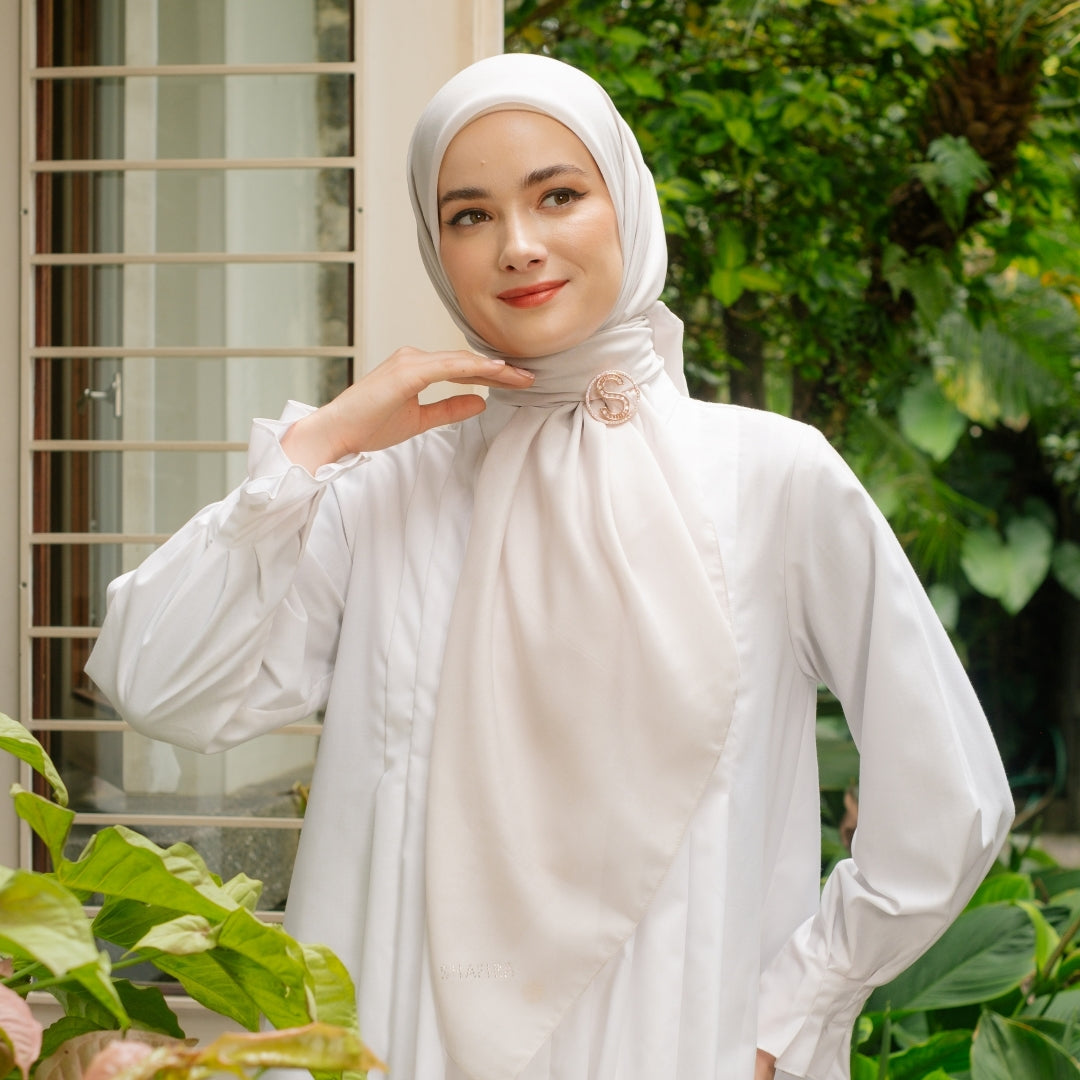 Shafira - Safiyya Plain Scarf | Hijab | Jilbab Segiempat polos