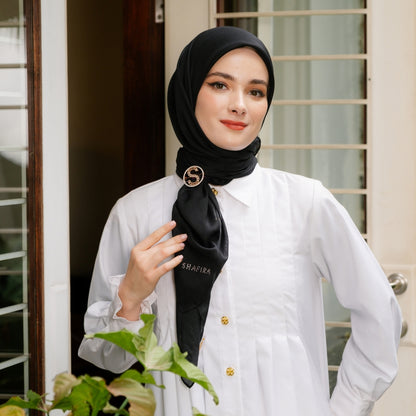 Shafira - Safiyya Plain Scarf | Hijab | Jilbab Segiempat polos