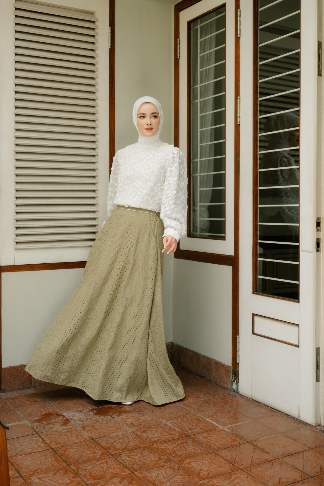 Shafira | Amoura Skirt Rok Wanita | Bawahan Muslim