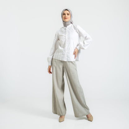 Darla Blouse Broken White | Tunik Blouse Atasan Wanita