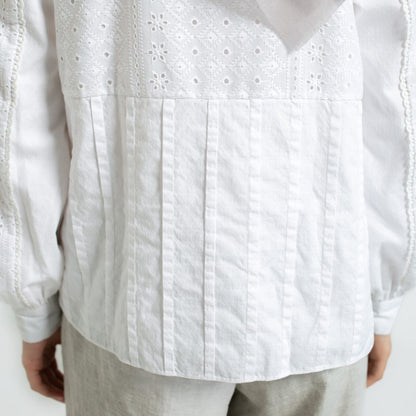 Darla Blouse Broken White | Tunik Blouse Atasan Wanita