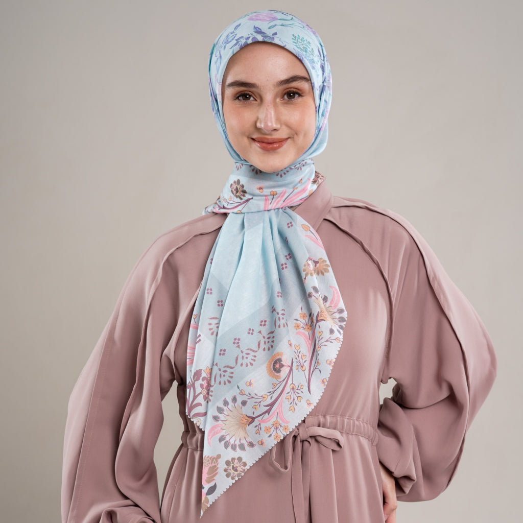 Shafira Eloise Scarf Printed | Hijab Kerudung Segi Empat Motif