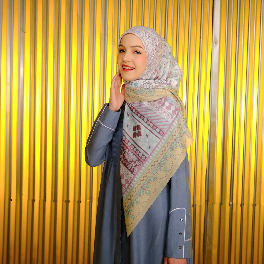 Shafira - Merchi Printed Scarf | Hijab Segi Empat Motif