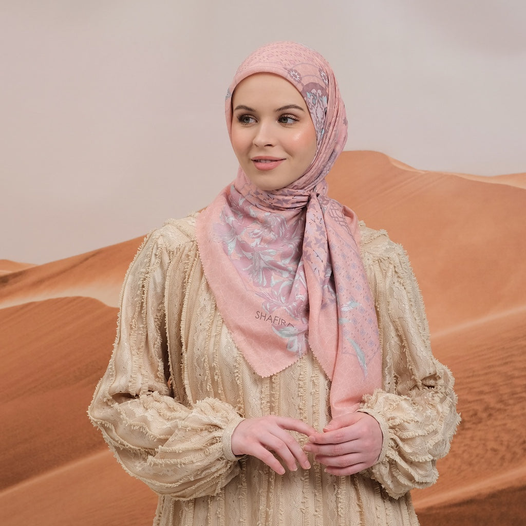 Shafira Adiba Scarf Printed | Hijab Kerudung Segi Empat Motif