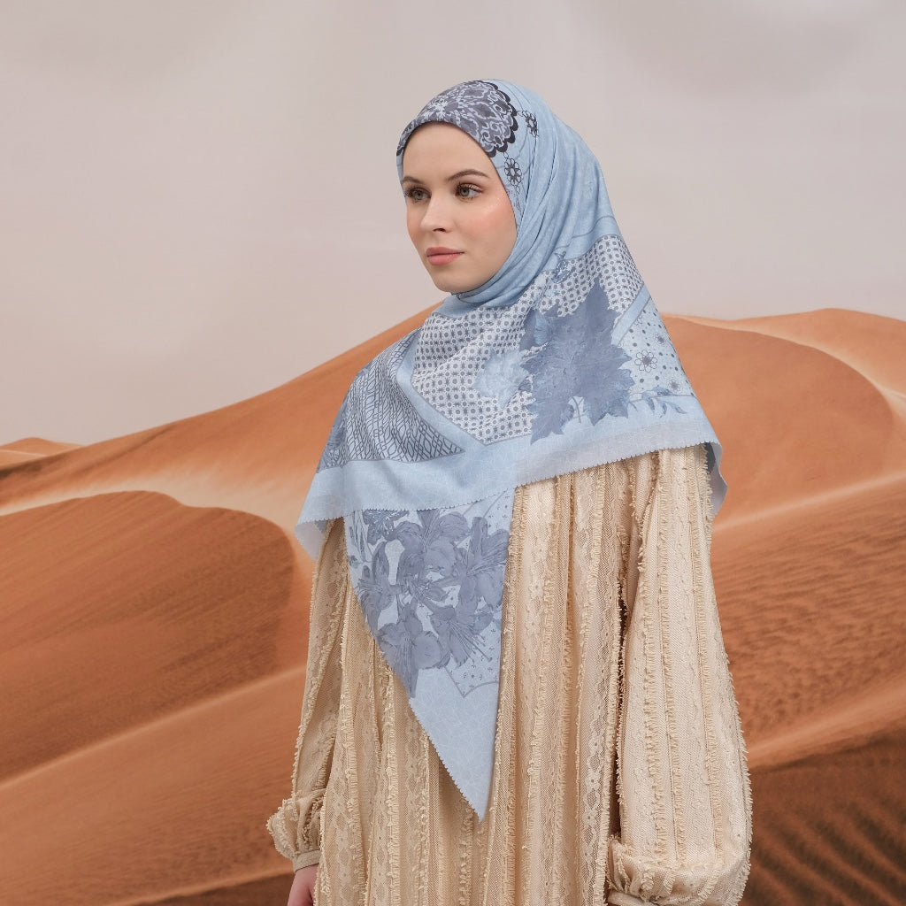 Shafira Adiba Scarf Printed | Hijab Kerudung Segi Empat Motif