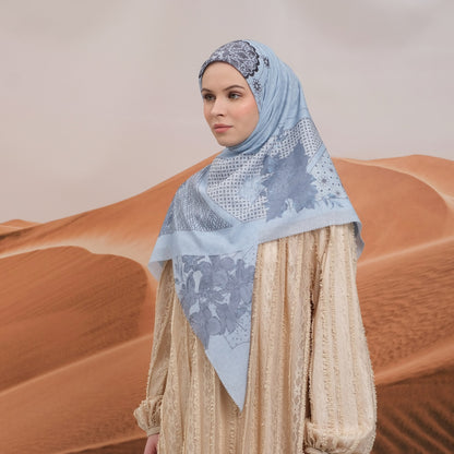 Shafira Adiba Scarf Printed | Hijab Kerudung Segi Empat Motif