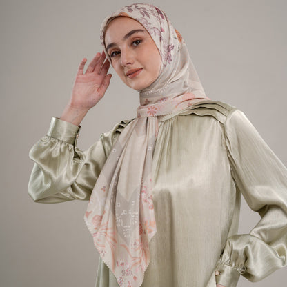 Shafira Eloise Scarf Printed | Hijab Kerudung Segi Empat Motif