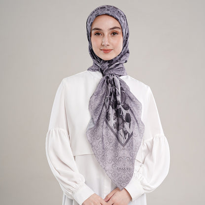 Shafira Jemima  Printed Scarf | Hijab Kerudung Segi Empat Motif