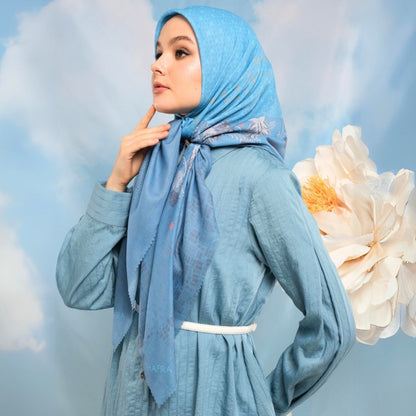 Shafira Arunika Scarf Printed | Hijab Kerudung Segi Empat Motif