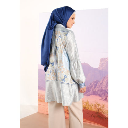 Shafira Paloma Printed Blouse | Tunik Motif Atasan Wanita