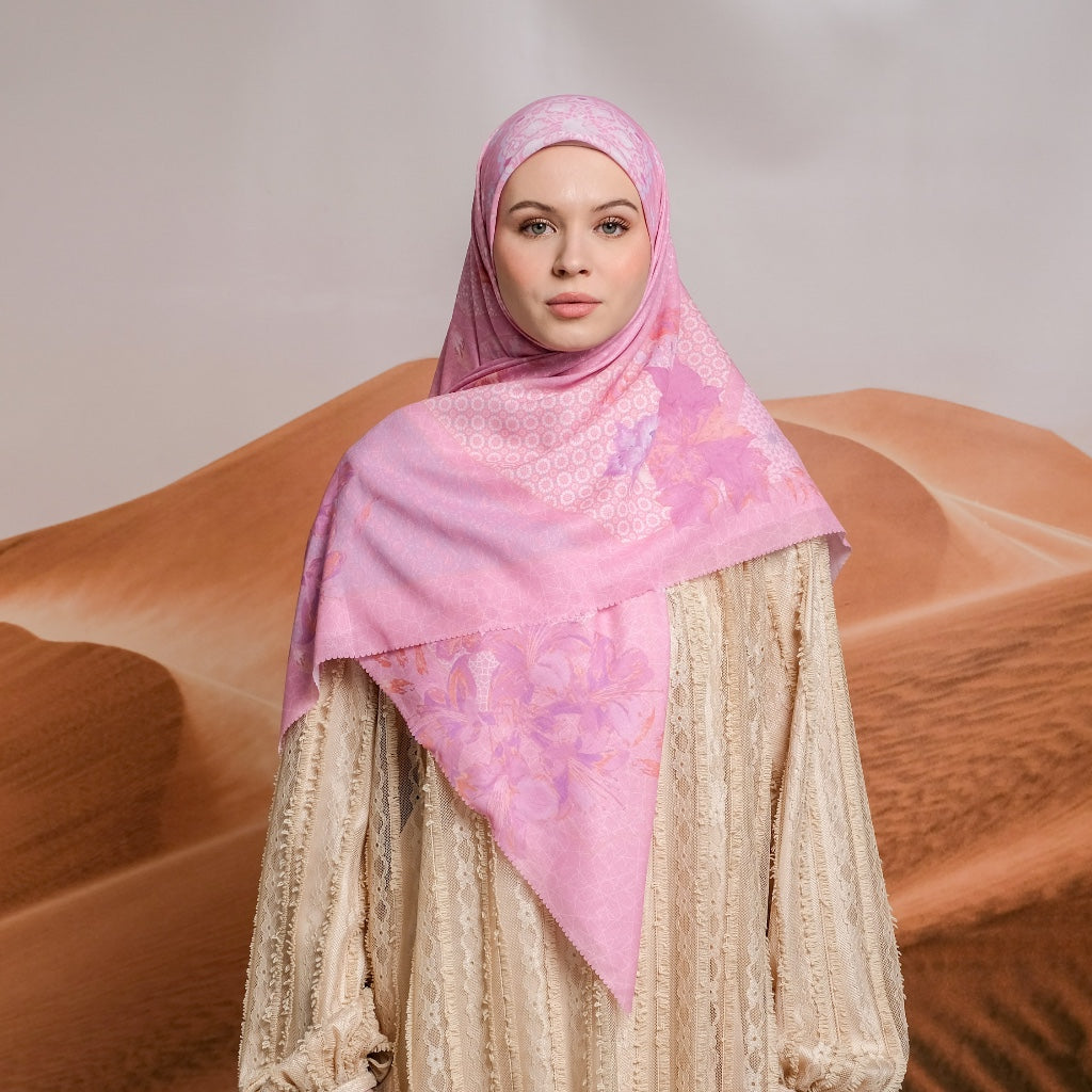 Shafira Adiba Scarf Printed | Hijab Kerudung Segi Empat Motif