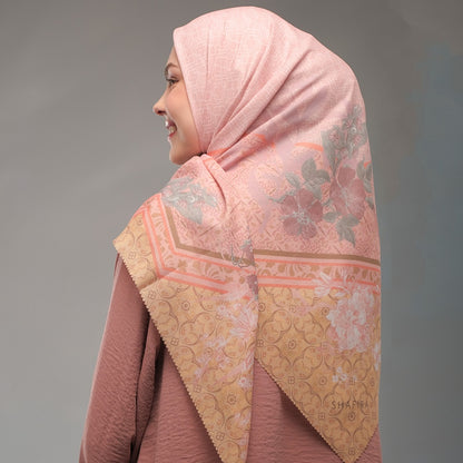 Shafira Medisa Printed Scarf | Hijab Segi Empat Motif