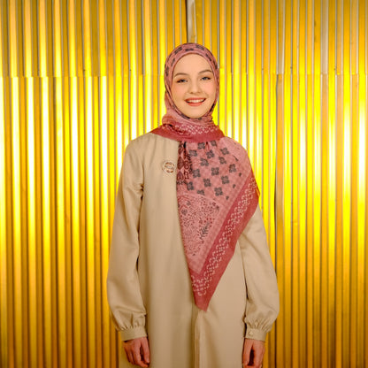 Shafira Lenara Scarf Printed | Hijab Kerudung Segi Empat Motif