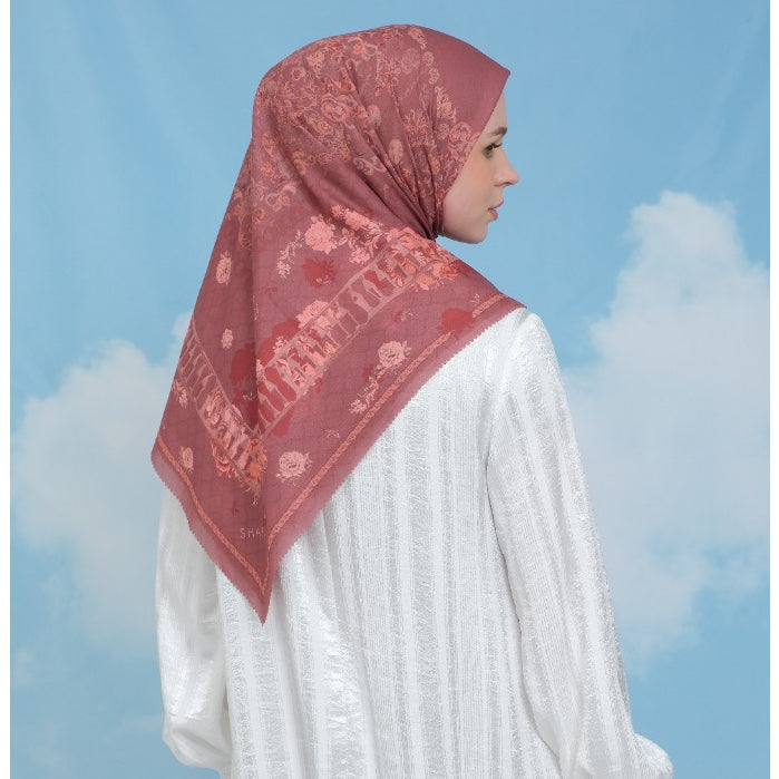 Shafira Dakota Printed Scarf | Hijab Segi Empat Motif