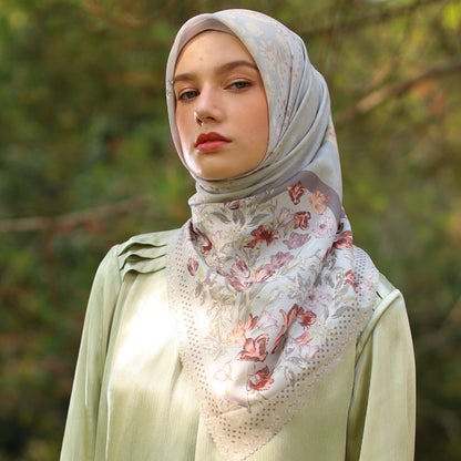 Shafira Margot Scarf Printed | Hijab Kerudung Segi Empat Motif