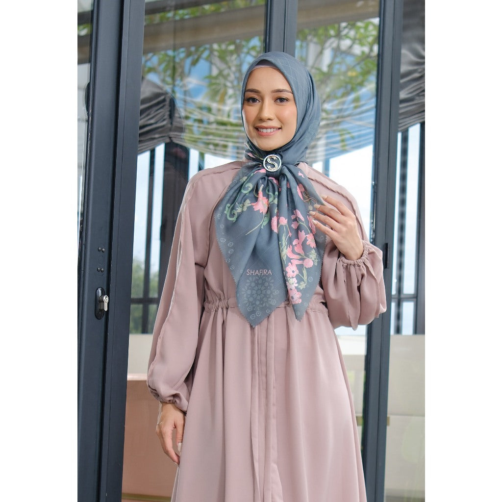 Shafira Faye Dress Brown | Gamis Panjang Wanita