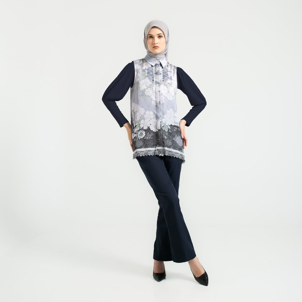 Emira Azura Blouse Sleeveless | Vest Tunik Atasan Wanita  | PRE-ORDER