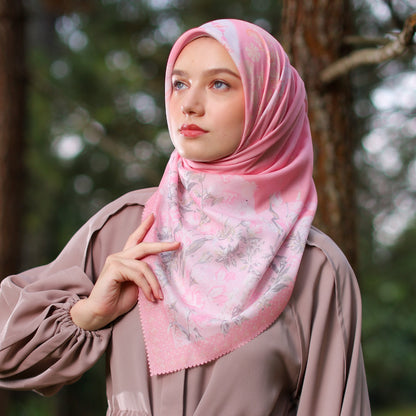 Shafira Margot Scarf Printed | Hijab Kerudung Segi Empat Motif