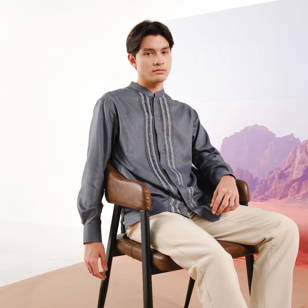 Shafira - Delmar Menswear - Blue | Koko Tangan Panjang Pria