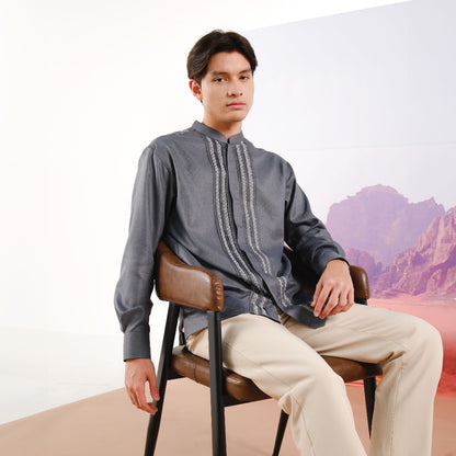 Shafira - Delmar Menswear - Blue | Koko Tangan Panjang Pria