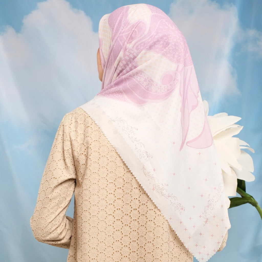 Shafira Renjana Scarf Printed | Hijab Kerudung Segi Empat Motif