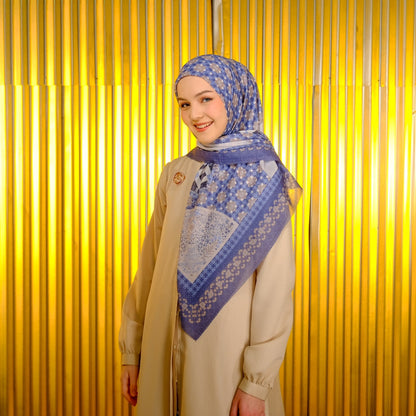 Shafira Lenara Scarf Printed | Hijab Kerudung Segi Empat Motif