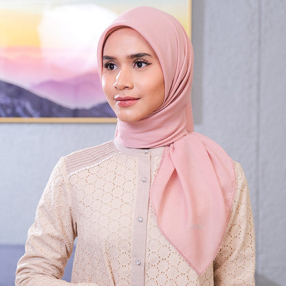 Shafira Thalia Plain Scarf | Hijab | Kerudung Jilbab Segiempat