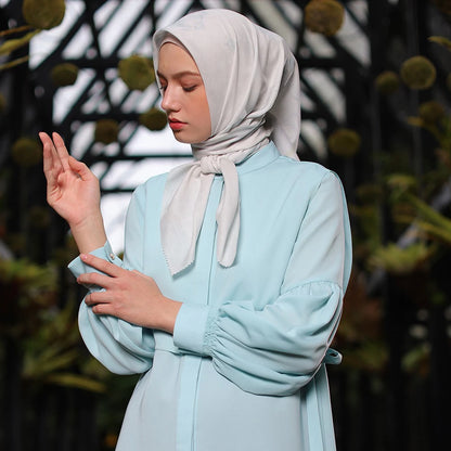 Briya Dress Light Blue | Gamis Panjang Wanita