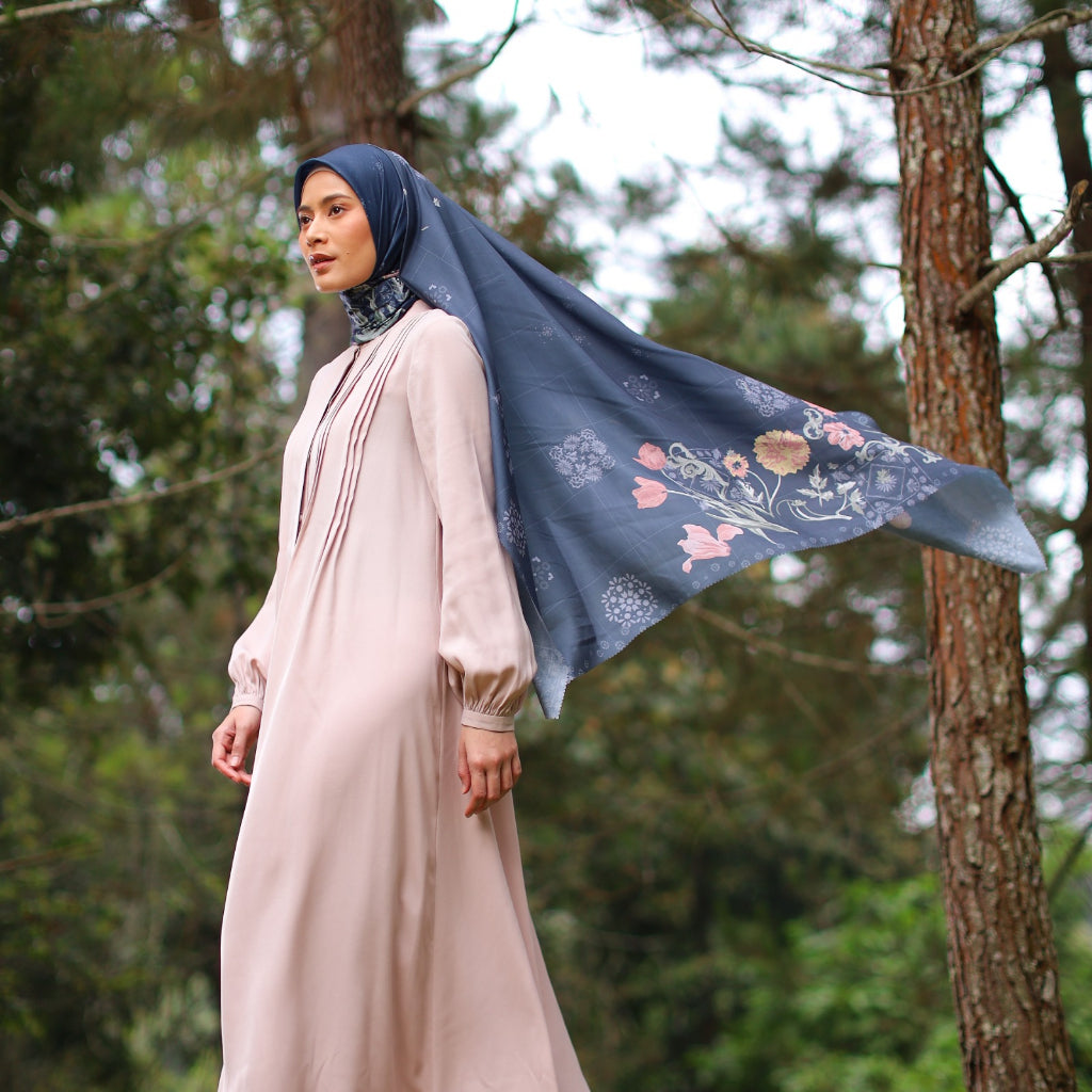 Shafira Ghadira Scarf Printed | Hijab Kerudung Segi Empat Motif