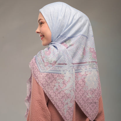 Shafira Medisa Printed Scarf | Hijab Segi Empat Motif