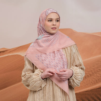 Shafira Adiba Scarf Printed | Hijab Kerudung Segi Empat Motif