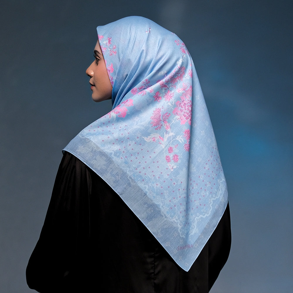 Shafira Danica Printed Scarf | Hijab Kerudung Segi Empat Motif