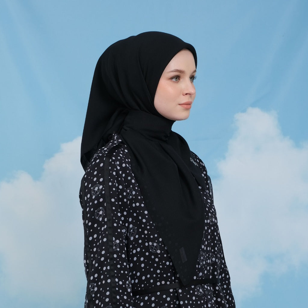 Shafira Rosalia Plain Scarf | Hijab | Kerudung | Jilbab Segiempat